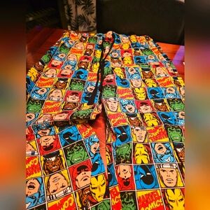 Marvel Pajama Botyomd - Colorful Comic Print. Size Large